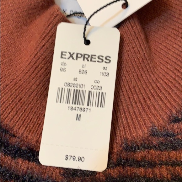 Express-Negin Mirsalehi Mock Neck Sweater NWT - Picture 7 of 8